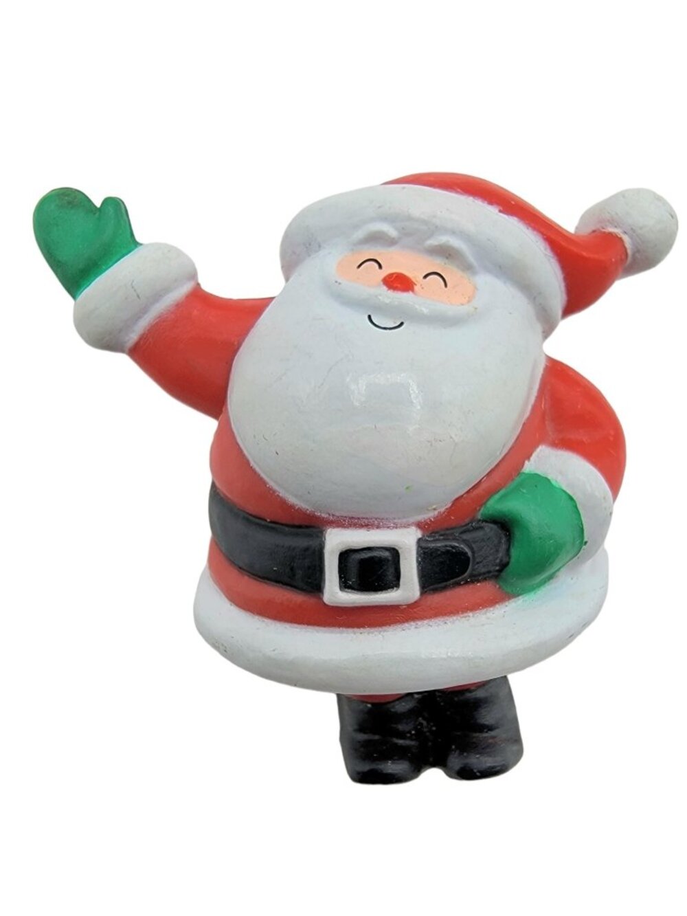 Hallmark 1988 Vintage Holiday Wind-Up Christmas Santa Lapel Pin